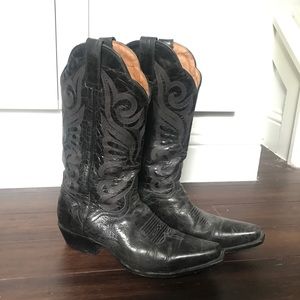 Black Cowboy Boots